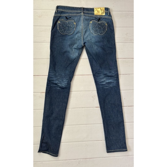 Apple Bottom Jeans Sz 11/12 Embroidered Pockets 90s‎ Y2K - Picture 2 of 6